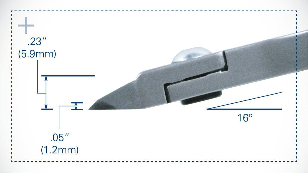 Tronex Tools, 5711 - Large Taper Semi - Flush Cutter MTESolutions
