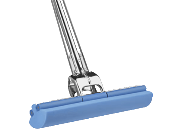Vileda Professional 126104 14 inch Roll - O - Matic Mop. Stainless. 72 inch long. 2/cs (Sponge Not Included) MTESolutions