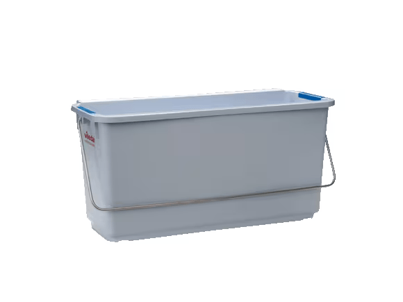 Vileda Professional 131662 25 Liter Buckets. 4 - Color Coded Clips. Stainless Bail. 10/case MTESolutions