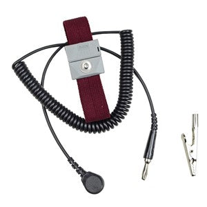 SCS 2224, Wrist Strap, Adjustable, With 10' Coiled Cord