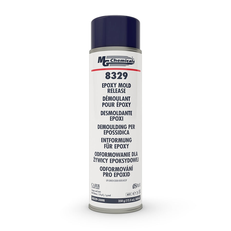 MG Chemicals 8329-350G, Epoxy Mold Release, 12oz. Aerosol, Case of 12 Cans