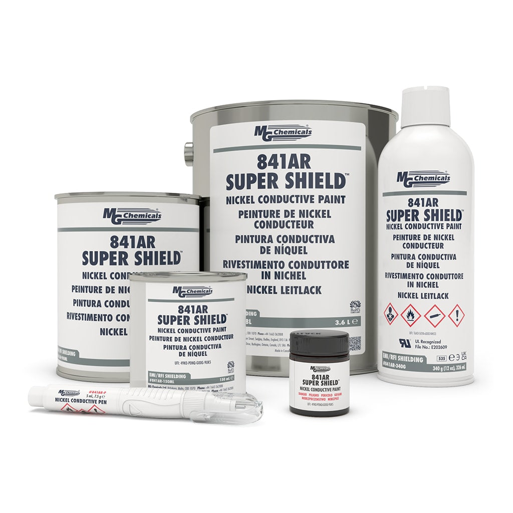 MG Chemicals 841AR-900ML, Super Shield Nickel Conductive Coating, 850ml Can, Case of 1