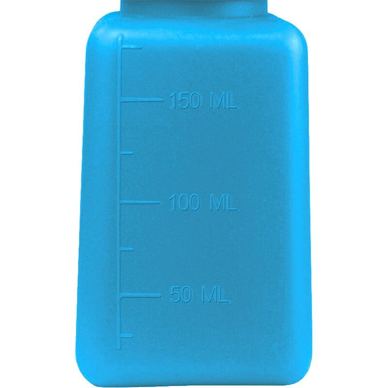 Menda  35817, 6 Oz Blue Blank Bottle Only W-Black Screw Cap