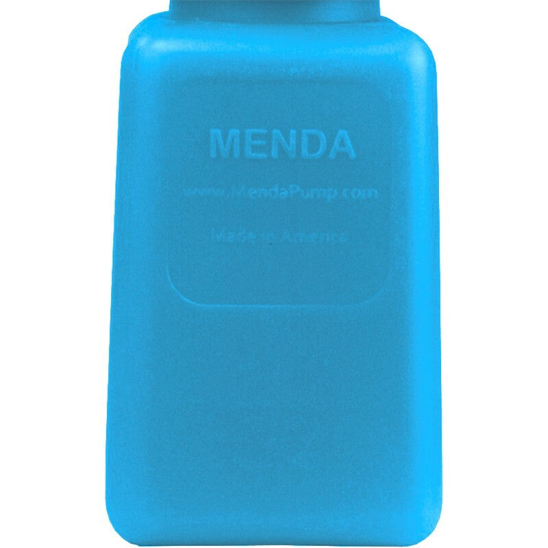 Menda  35265, Bottle Only, Blue, Durastatic Hdpe, 6 Oz, Acetone Printed