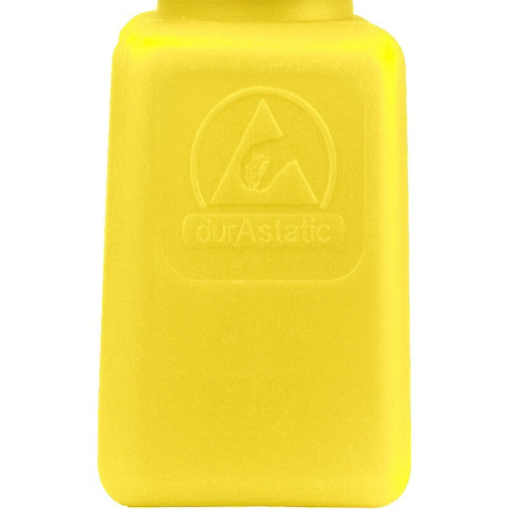 Menda  35818, 6 Oz Yellow Blank Bottle Only W-Black Screw Cap