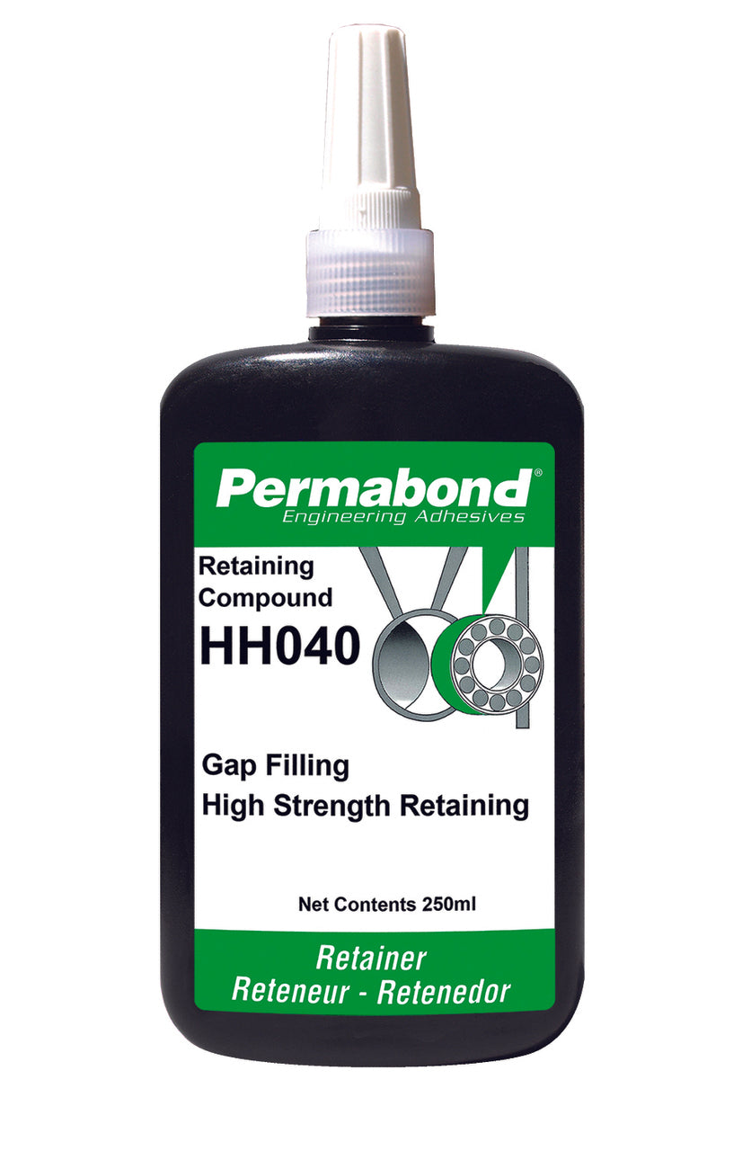 Permabond AA00040L250B0101, HH040 Anaerobic Retainer, 250mL Bottle, Case of 4