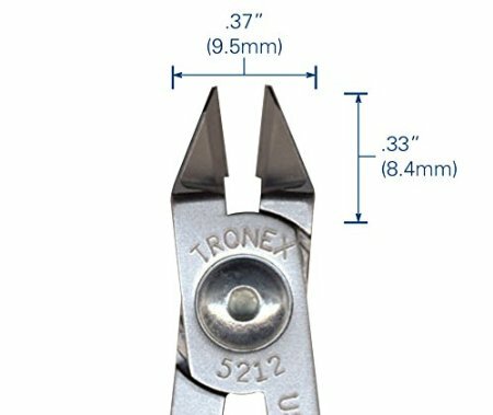 Tronex Tools 5212T - Hard Wire Cutter Tungsten Carbide Edges Taper Flush
