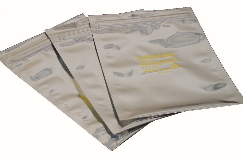 Anti-Static Shielding Bags With Zipper, 2.8 Mil, 2" X 3" Zip-Lock Static Shielding Bag, Dy3700-628, Price Per Case Of 4000