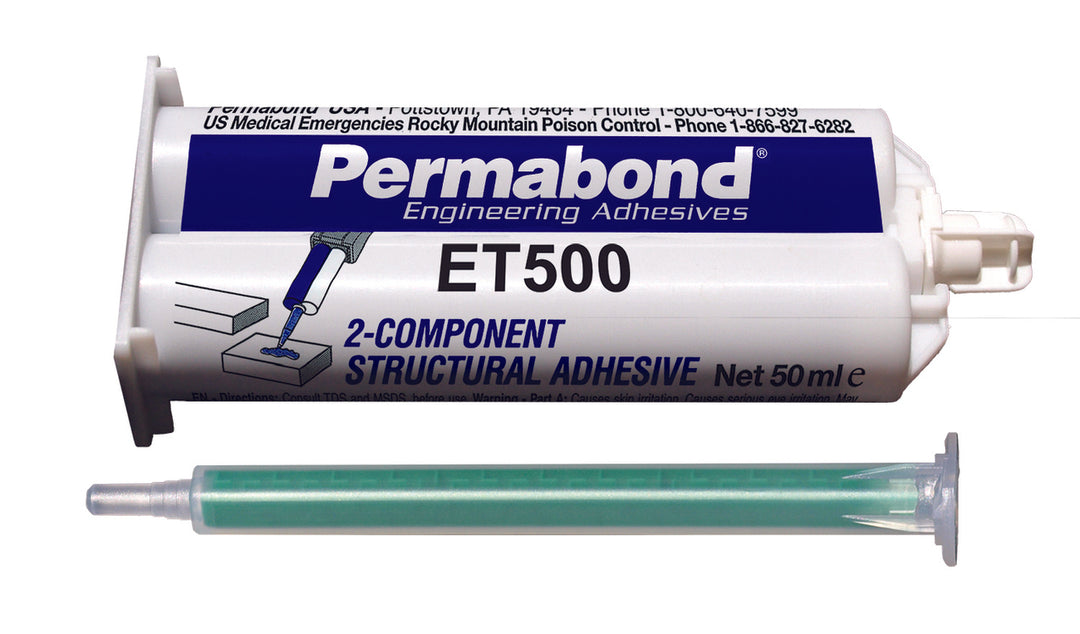 Permabond ET00500K050C0101, ET500 2 Part Epoxy 50ml Kit, Case of 25