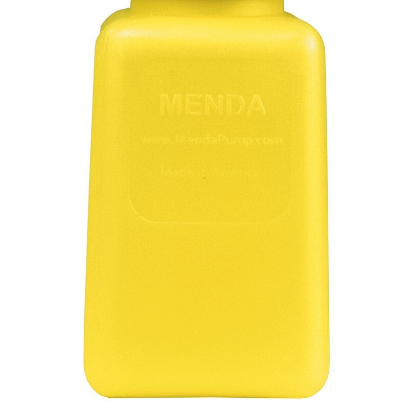 Menda  35591, Bottle Only, Yellow Durastatic ,6 Oz, Printed Flux Remover