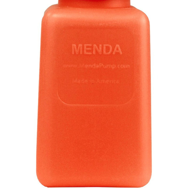 Menda  35734, Bottle Only, Orange, Hcs Label, Acetone Printed, 6 Oz