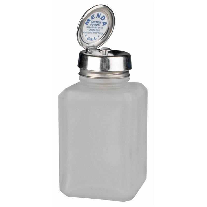 PURE-TOUCH, SS, SQUARE, GLASS CLEAR FROSTED, 6 OZ
