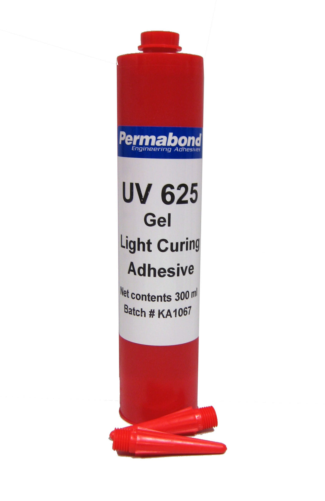 Permabond UV006250300C0101, UV625 UV-Curable Adhesive, 300ml, Case of 10