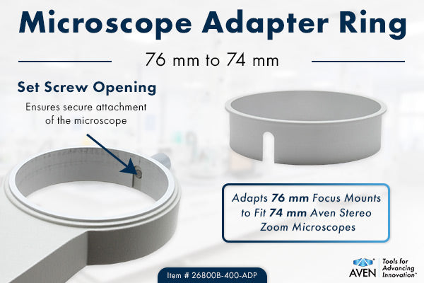 New Product Alert! Aven Microscope Adapter Ring