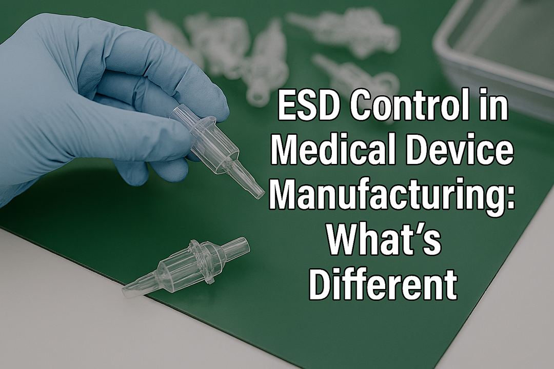 ESD Control in Medical Device Manufacturing: What's Different