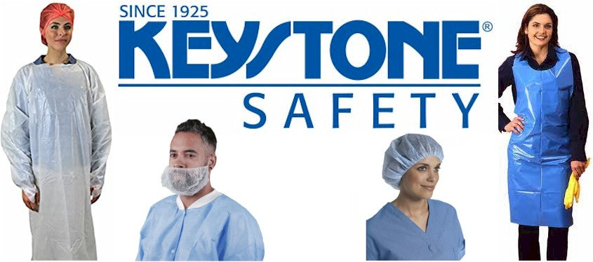 Keystone Safety Apparel - Aprons, Hairnets, Chef Hats & Sleeves