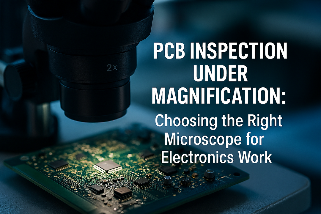 PCB Inspection Under Magnification: Choosing the Right Microscope for Electronics Work