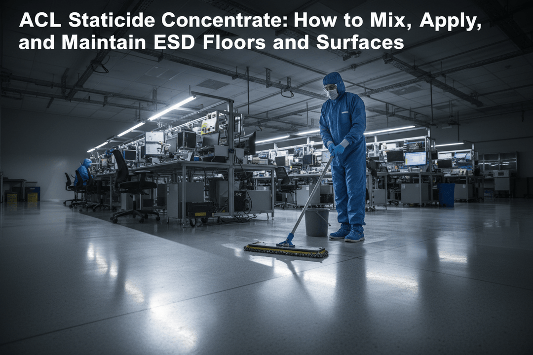 ACL Staticide Concentrate: How to Mix, Apply, and Maintain ESD Floors and Surfaces - MTESolutions
