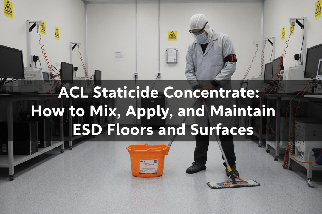ACL Staticide Concentrate: How to Mix, Apply, and Maintain ESD Floors and Surfaces - MTESolutions