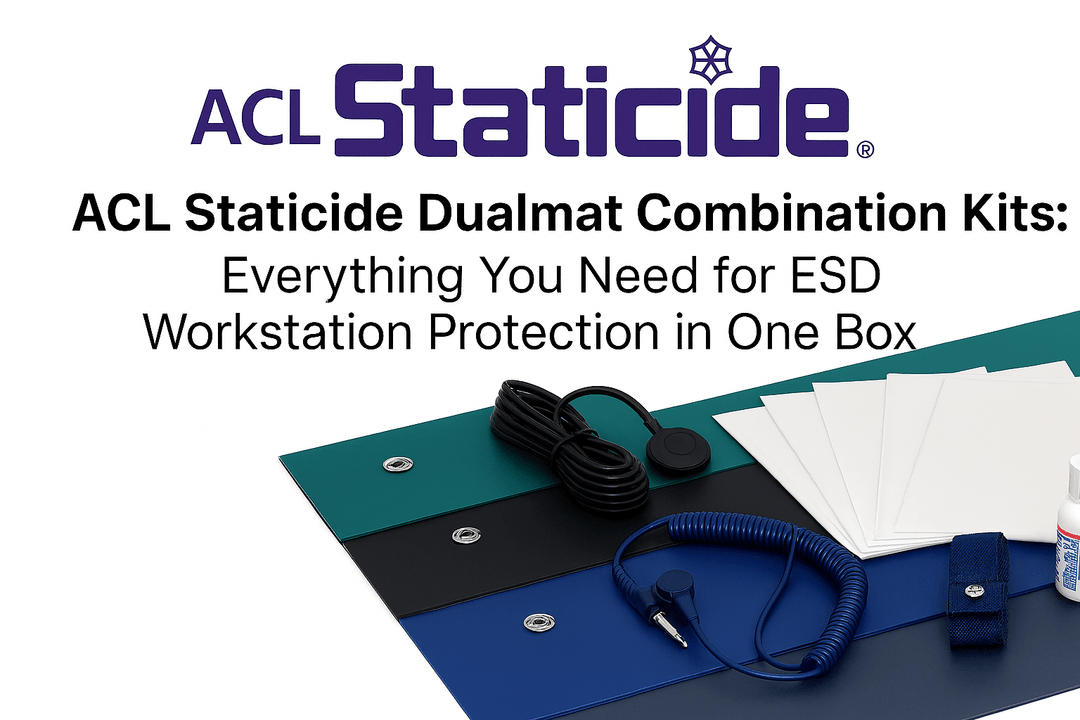 ACL Staticide Dualmat Combination Kits: Everything You Need for ESD Workstation Protection in One Box - MTESolutions