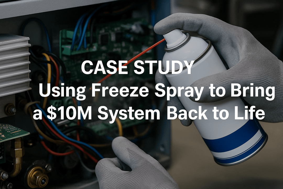 CASE STUDY: Using Freeze Spray to Bring a $10M System Back to Life - MTESolutions