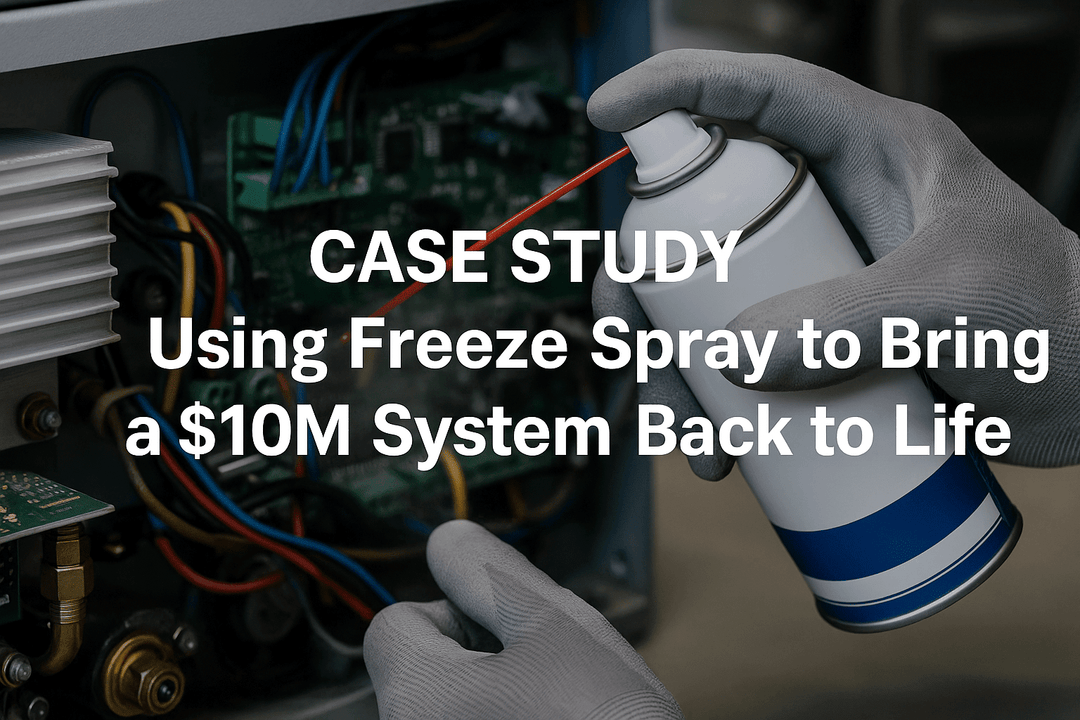 CASE STUDY: Using Freeze Spray to Bring a $10M System Back to Life - MTESolutions
