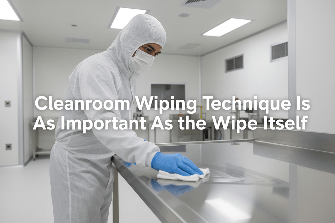 Cleanroom Wiping Technique Is As Important As the Wipe Itself - MTESolutions