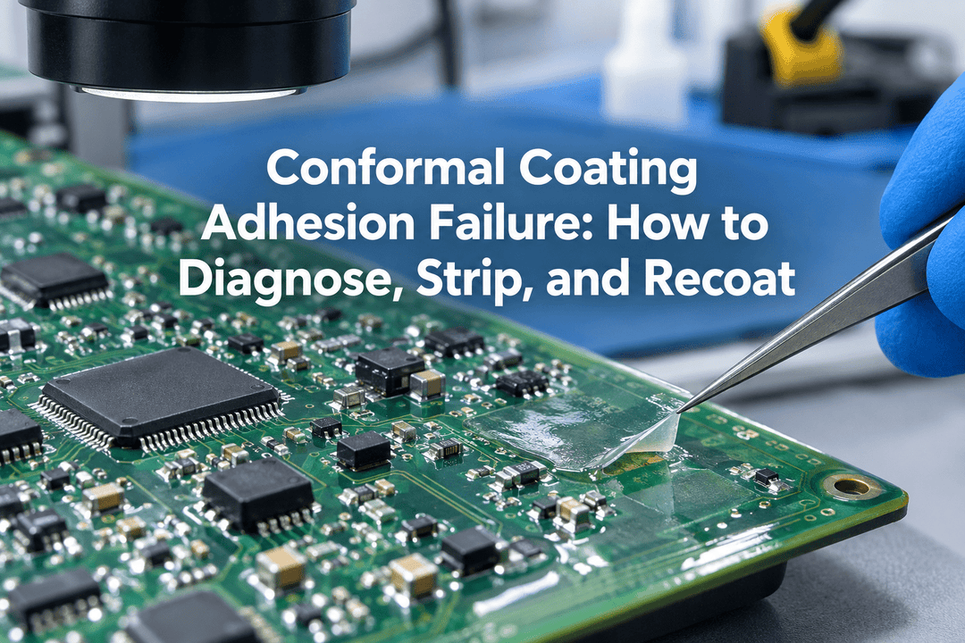 Conformal Coating Adhesion Failure: How to Diagnose, Strip, and Recoat - MTESolutions