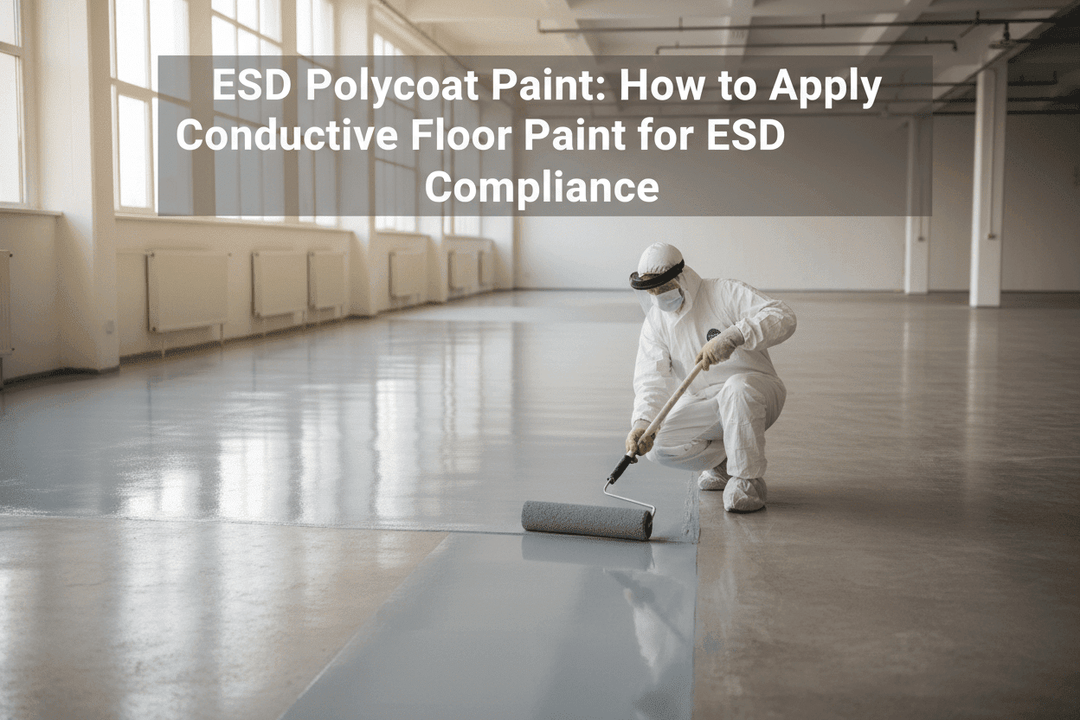 ESD Polycoat Paint: How to Apply Conductive Floor Paint for ESD Compliance - MTESolutions