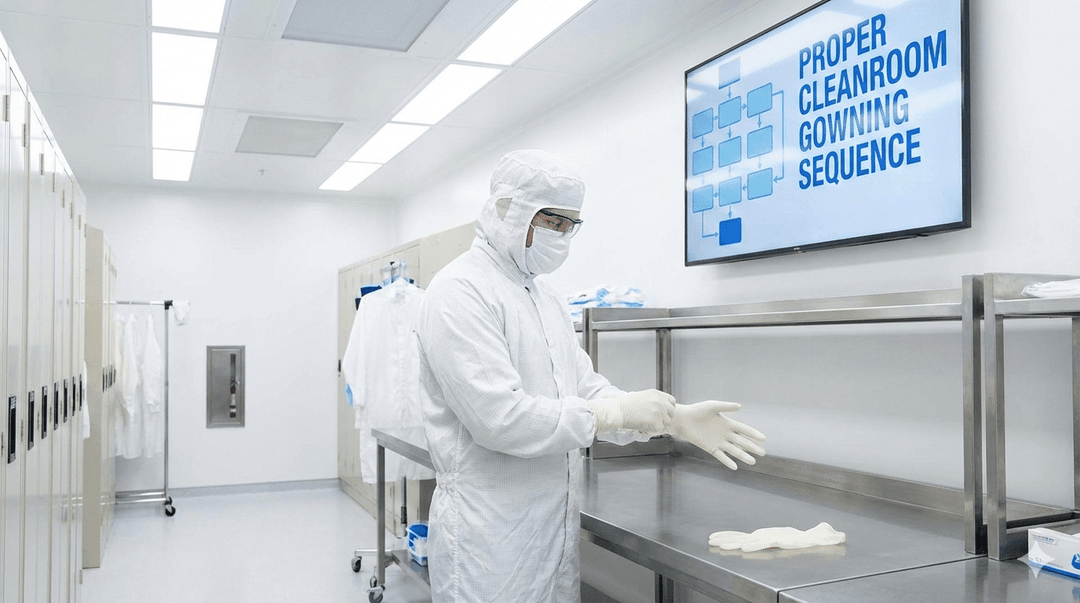 How to Follow the Proper Cleanroom Gowning Sequence: The Step‑by‑Step Method That Protects Your Process - MTESolutions