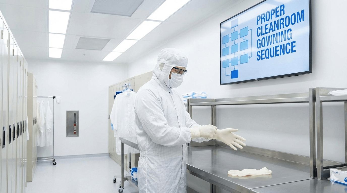 Proper Cleanroom Gowning Sequence: Step-by-Step Guide – MTESolutions