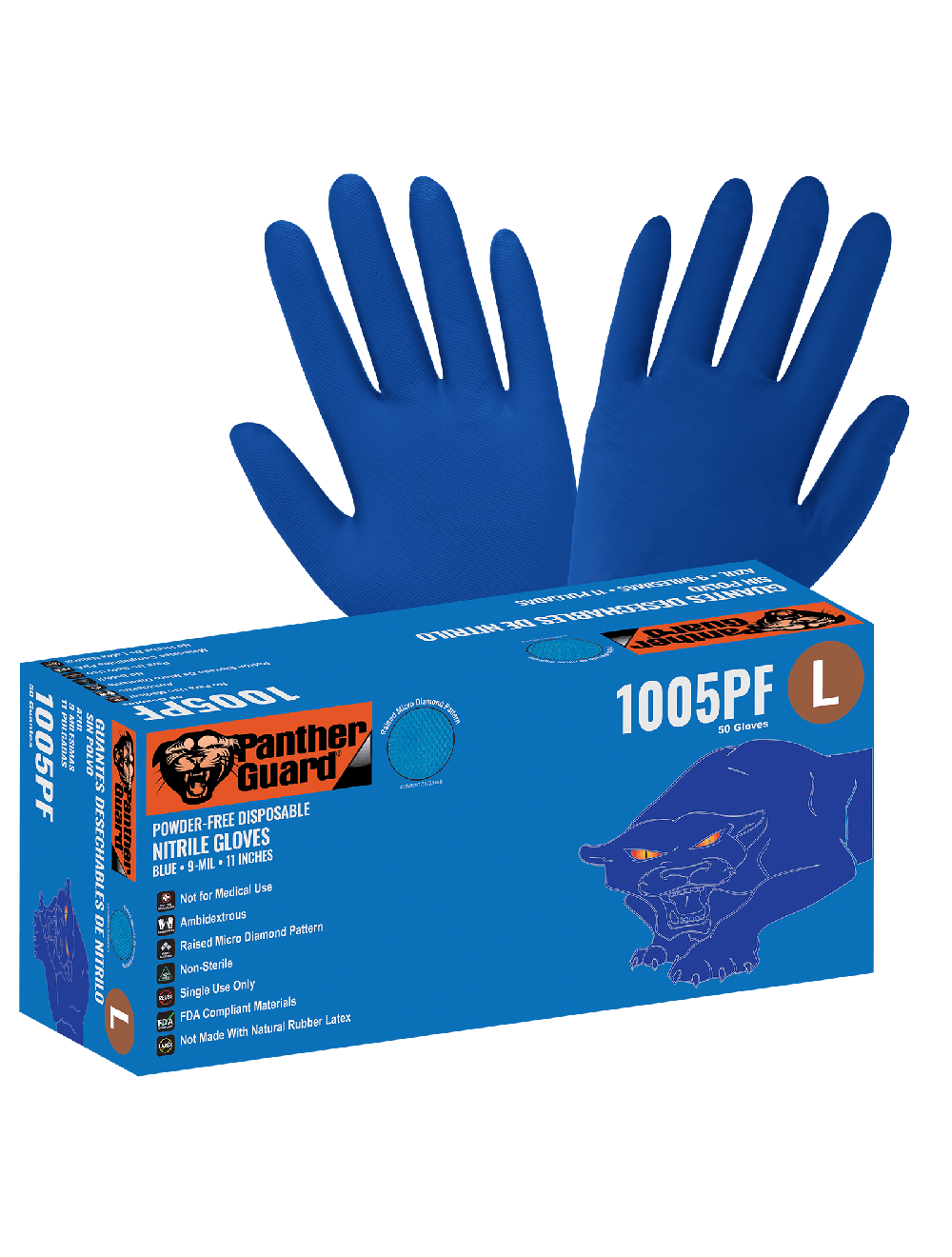 Introducing Global Glove 1005PF Panther-Guard® Heavyweight Nitrile Gloves - MTESolutions