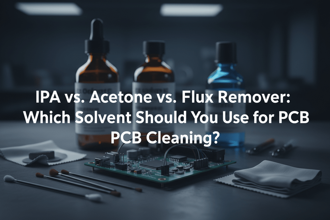 IPA vs. Acetone vs. Flux Remover: Which Solvent Should You Use for PCB Cleaning? - MTESolutions