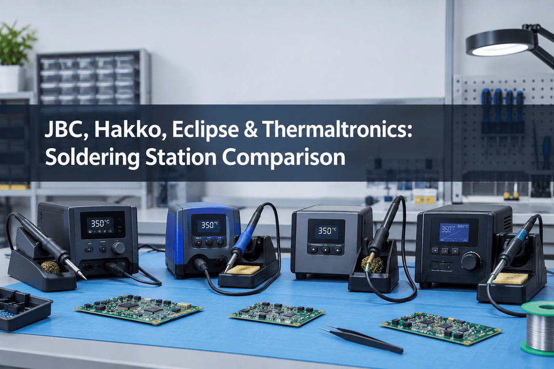 JBC, Hakko, Eclipse & Thermaltronics: Soldering Station Comparison - MTESolutions