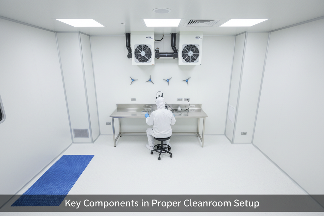 Do Not Overlook These Key Components In Proper Cleanroom Set Up