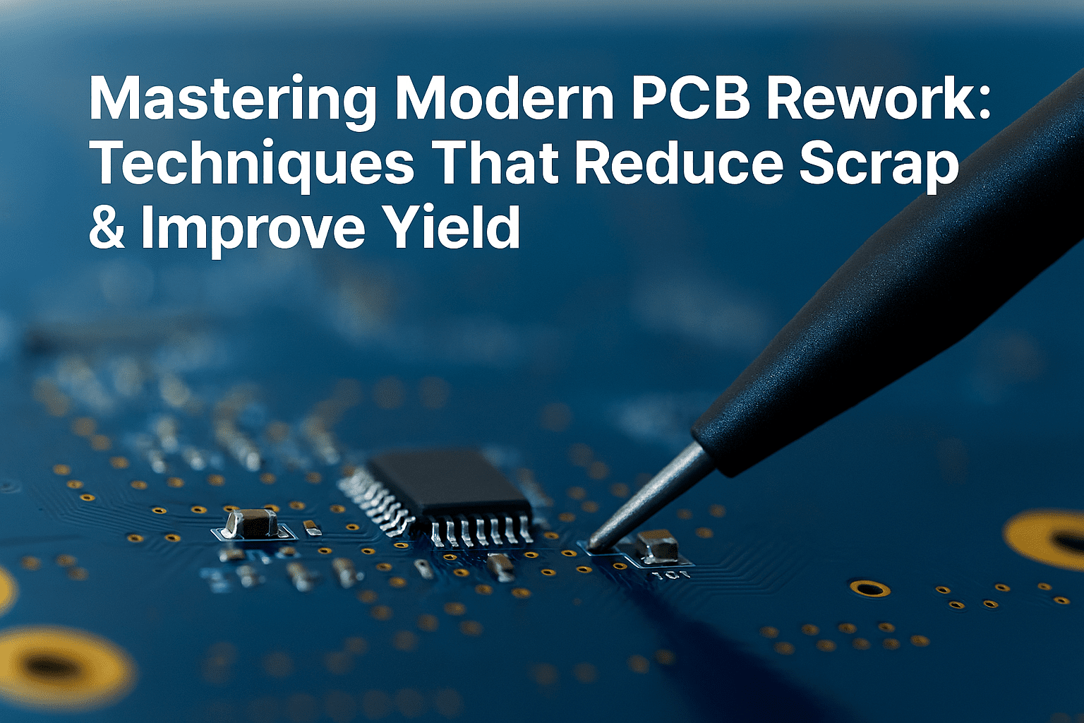 how to reduce rework and scrap rates in automotive cnc... Mastering Modern PCB Rework: Techniques That Reduce Scrap & Improve ...