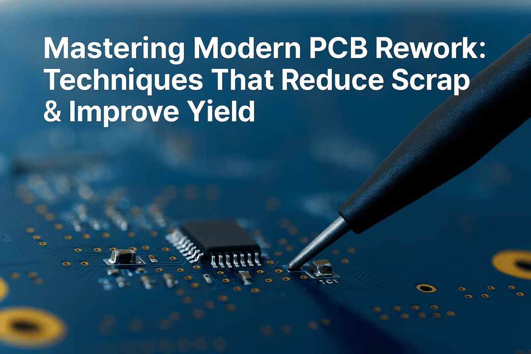 Mastering Modern PCB Rework: Techniques That Reduce Scrap & Improve Yield - MTESolutions