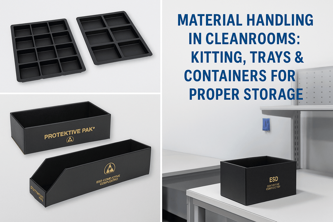 Material Handling in Cleanrooms: Kitting, Trays & Containers for Proper Storage - MTESolutions