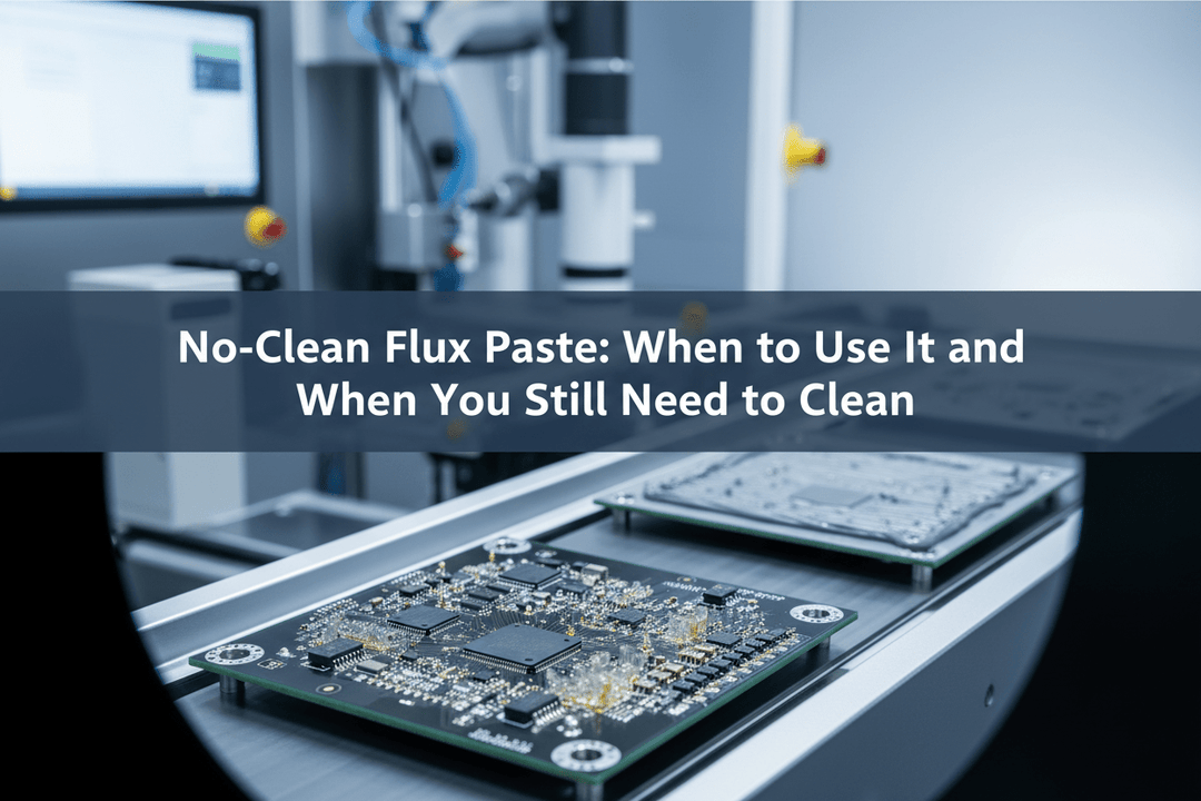 No-Clean Flux Paste: When to Use It and When You Still Need to Clean - MTESolutions