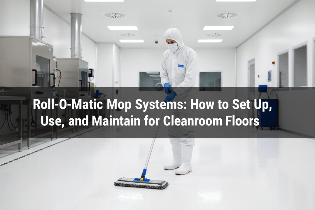 Roll-O-Matic Mop Systems: How to Set Up, Use, and Maintain for Cleanroom Floors - MTESolutions