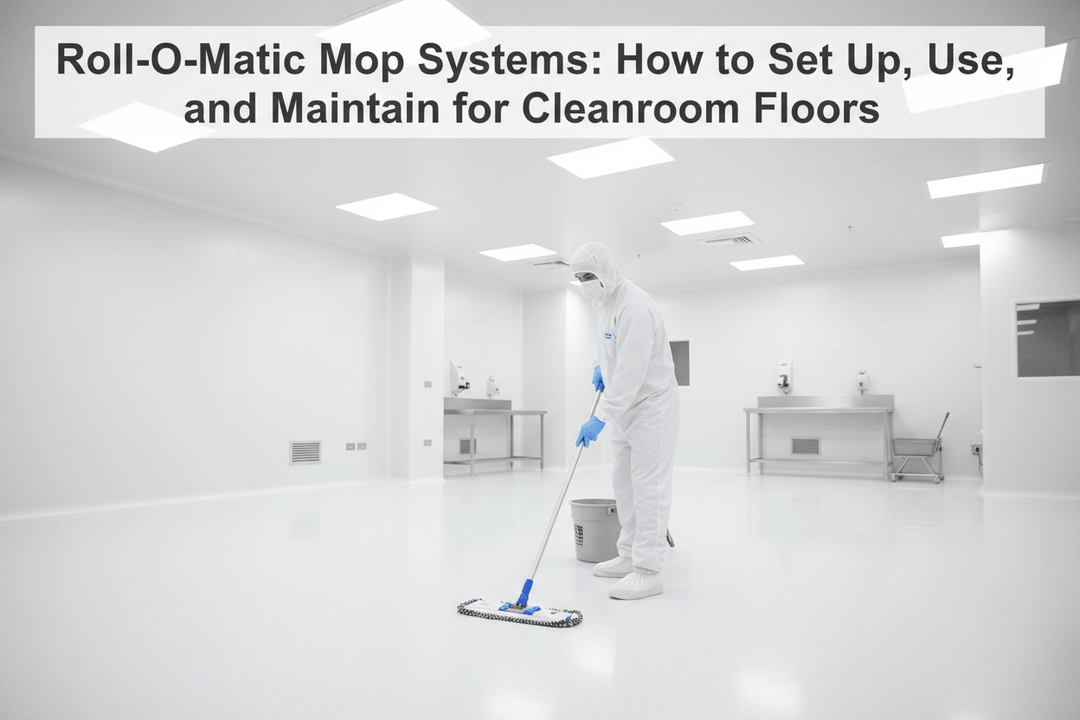 Roll-O-Matic Mop Systems: How to Set Up, Use, and Maintain for Cleanroom Floors - MTESolutions