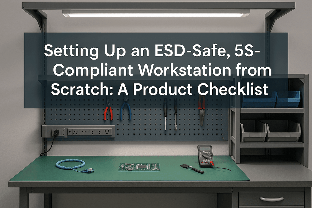 Setting Up an ESD-Safe, 5S-Compliant Workstation from Scratch: A Product Checklist - MTESolutions
