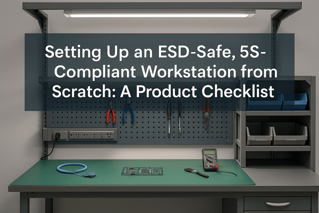 Setting Up an ESD-Safe, 5S-Compliant Workstation from Scratch: A Product Checklist - MTESolutions