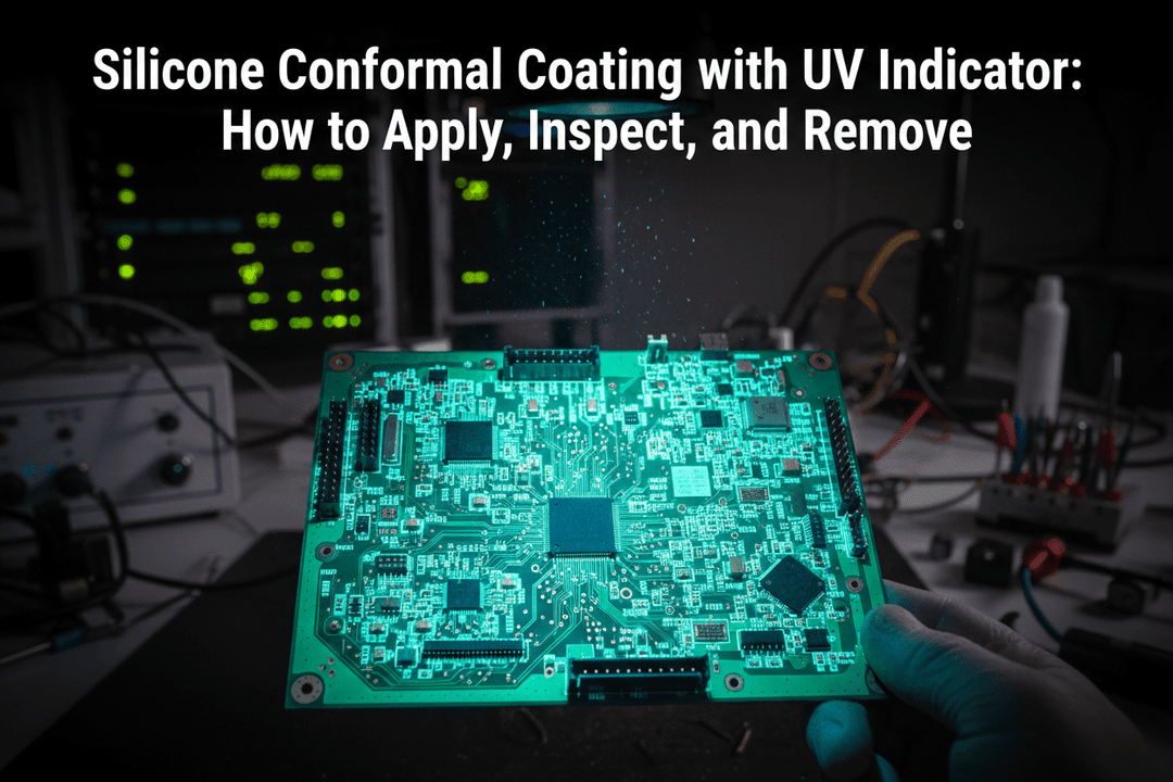 Silicone Conformal Coating with UV Indicator: How to Apply, Inspect, and Remove - MTESolutions