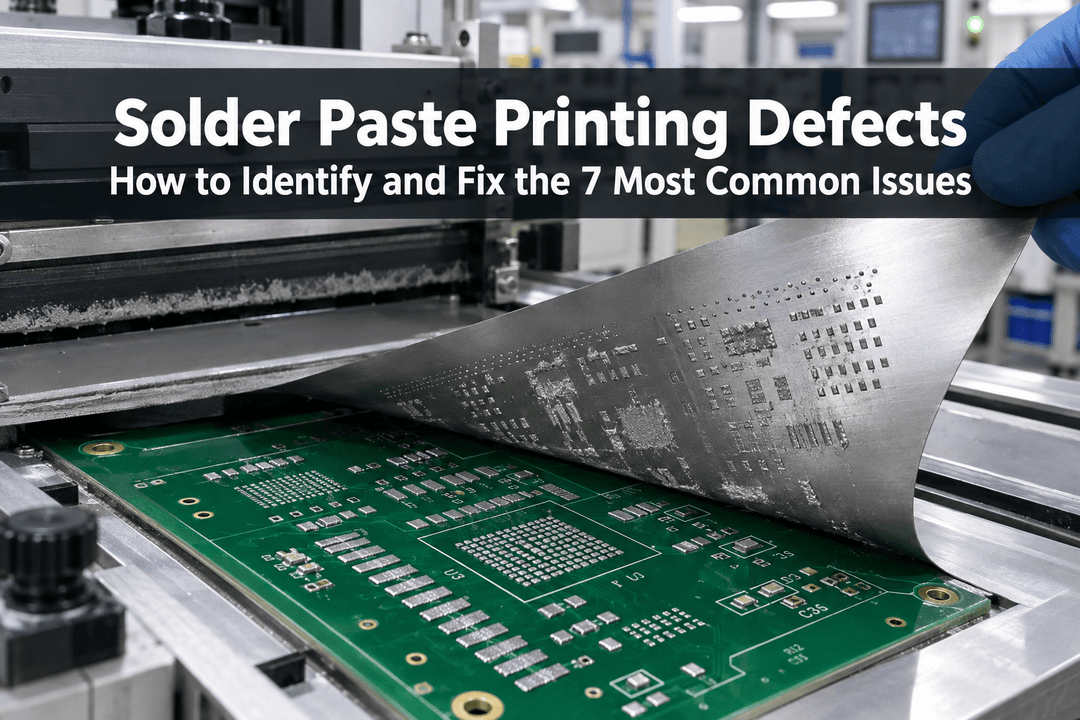 Solder Paste Printing Defects: How to Identify and Fix the 7 Most Common Issues - MTESolutions