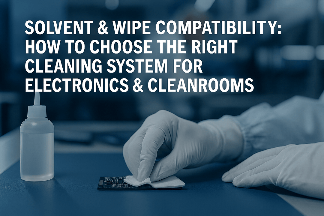 Solvent & Wipe Compatibility: How to Choose the Right Cleaning System for Electronics & Cleanrooms - MTESolutions