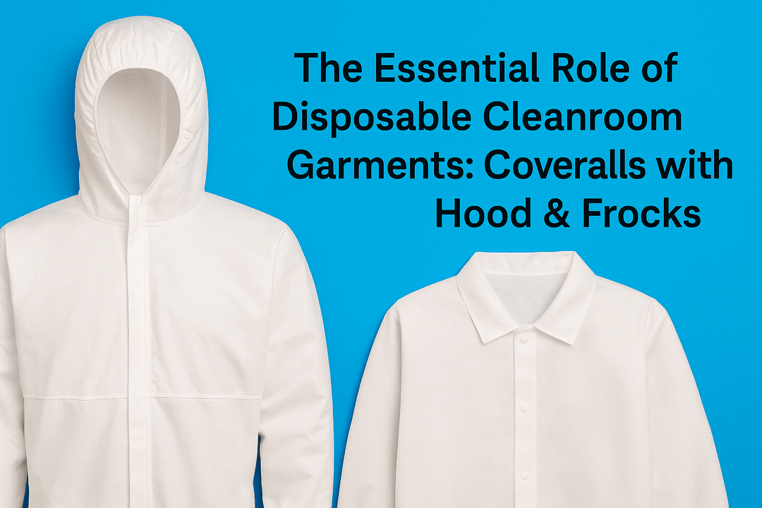 The Essential Role of Disposable Cleanroom Garments: Coveralls with Hood & Frocks - MTESolutions