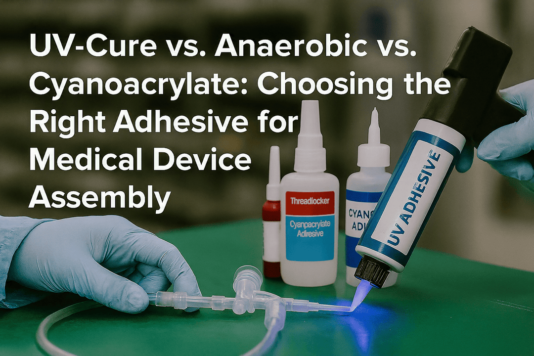 UV-Cure vs. Anaerobic vs. Cyanoacrylate: Choosing the Right Adhesive for Medical Device Assembly - MTESolutions