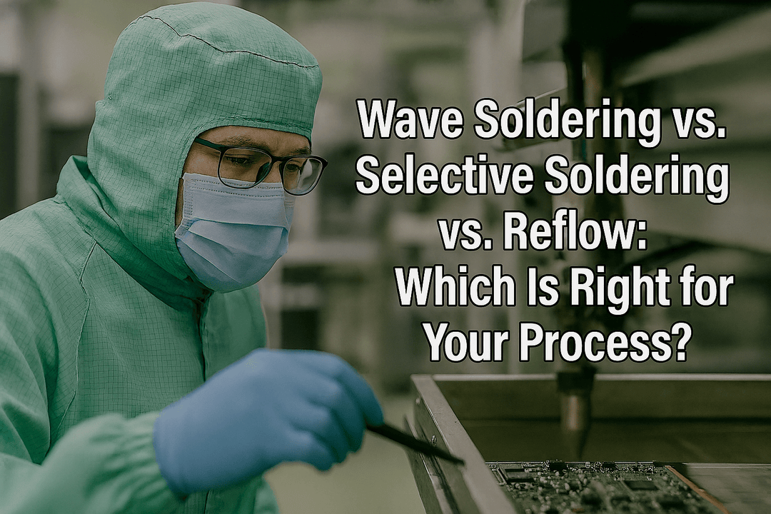 Wave Soldering vs. Selective Soldering vs. Reflow: Which Is Right for Your Process? - MTESolutions