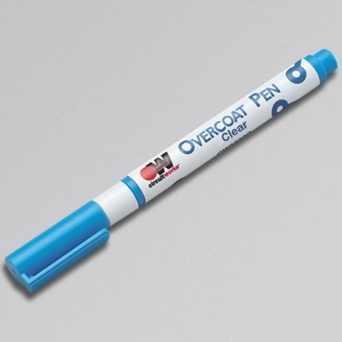 Chemtronics CW3300C, CircuitWorks Overcoat Pen, Clear, 0.16oz Pen, Case of 12